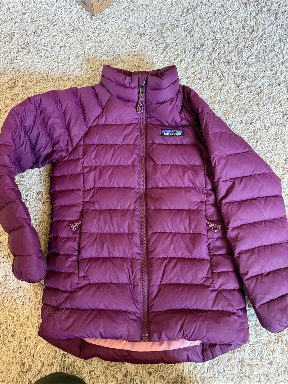 Patagonia Girls Puffer Coat Jacket XS 5 6